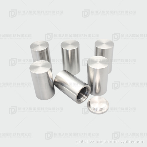 TVS Tungsten Alloys Vial Shielding Tungsten Heavy Alloys Vial Shield with Cap Factory